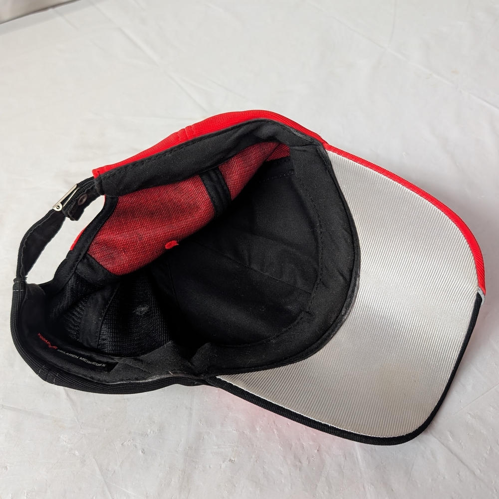 Vodafone McLaren Mercedes Cap Men's One Size Formula 1 Racing Orange & Black - Picture 7 of 10